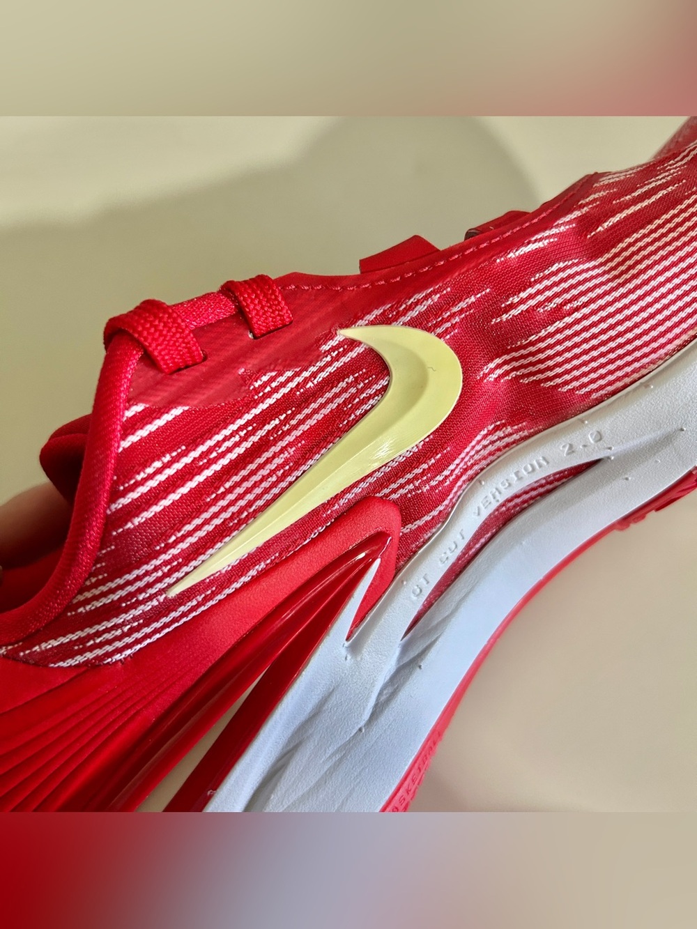 Nike Air Zoom GT Cut 2 TB “Uni Red” Men’s Size 5.5 Basketball Sneakers No Lid - Picture 9 of 10